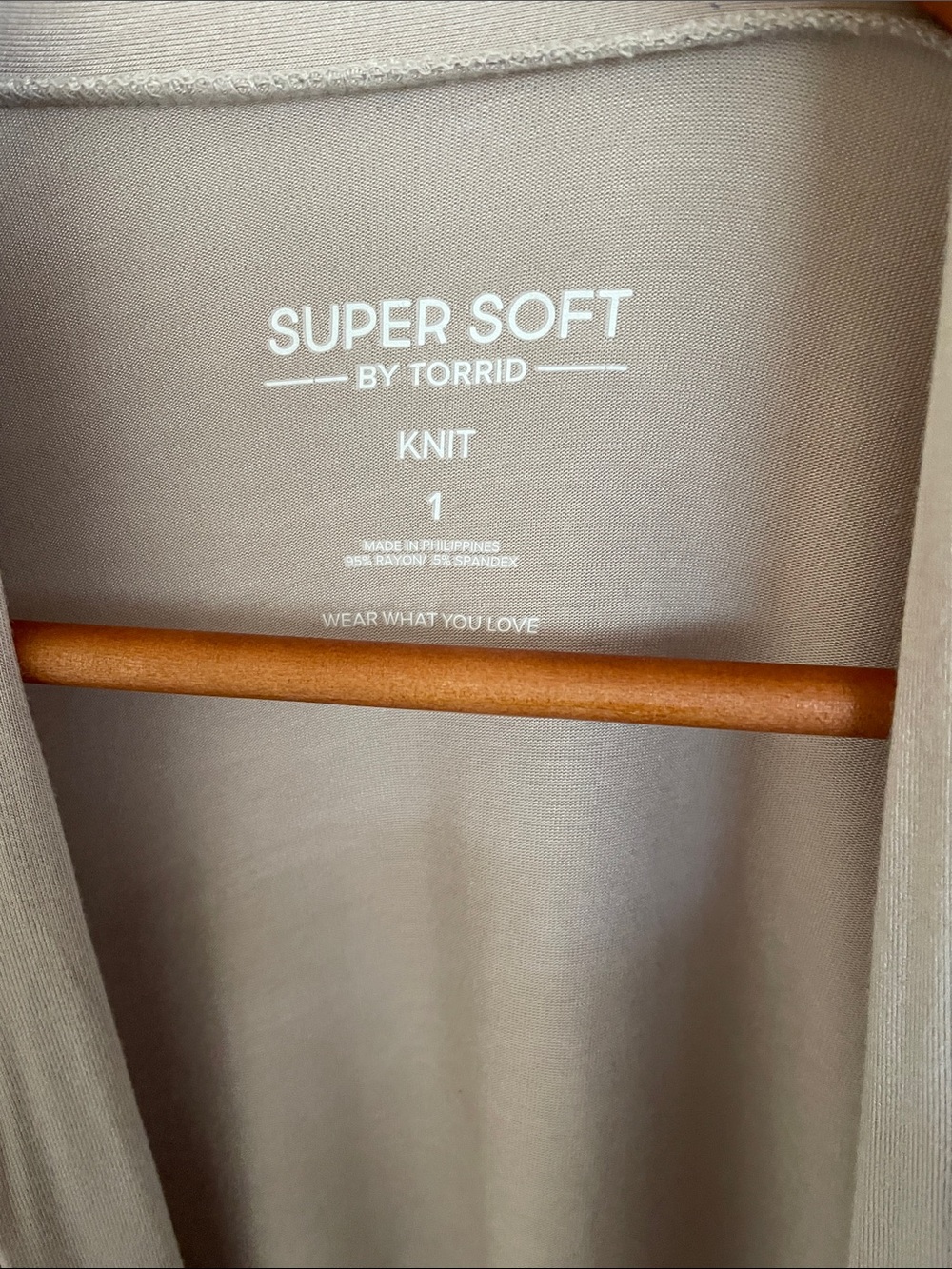 torrid Super Soft Open-Front Knit Cardigan in Taupe
